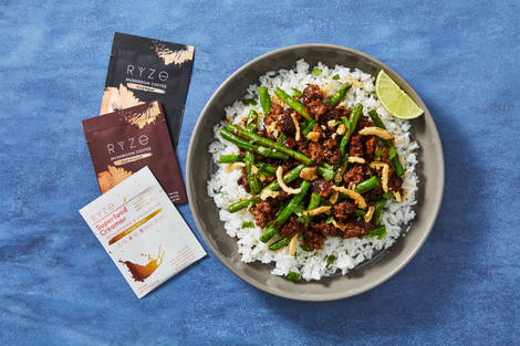 Sweet Chili Beef & Green Bean Bowls