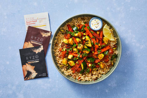 Spicy Tunisian Bulgur Bowls