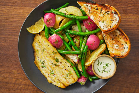 Barramundi with Lemon-Dill Sauce