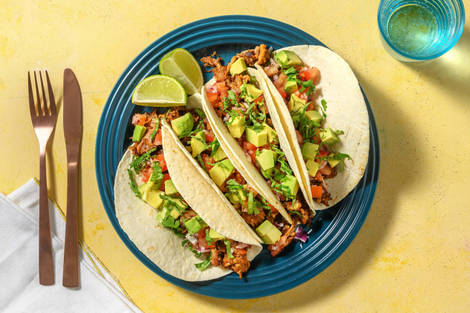 Vegane Carnitas! Tacos mit veganem Pulled