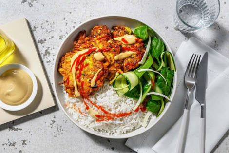 Asiatiske grøntsagsfrikadeller 