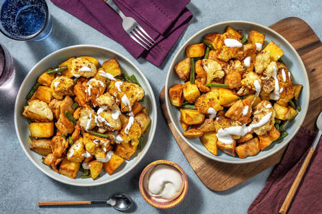 Harissa Chicken and Roasted Broccoli