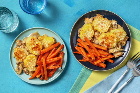 Creamy Chicken and Mushroom Pie 