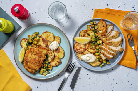 Cotolette di pollo al limone