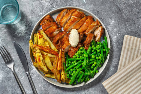 Glazed Peri Peri Chicken Thighs