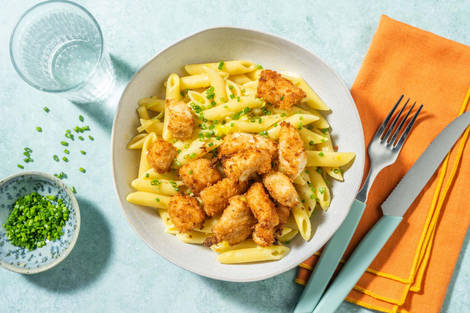 Selbst gemachte Hähnchen-Nuggets