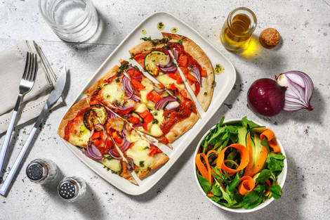 Flammkuchen met courgette