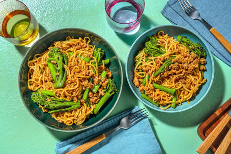 Sticky Bulgogi Pork Noodles