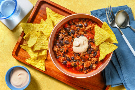 Snabb chili con carne