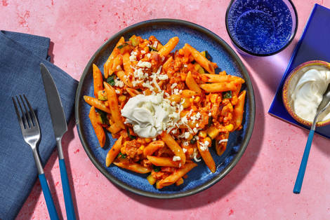 Snelle pasta op z'n Mexicaans