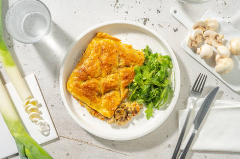 Tourte maison aux légumes fondants