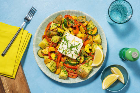 Marokkaanse stoof met witte kaas