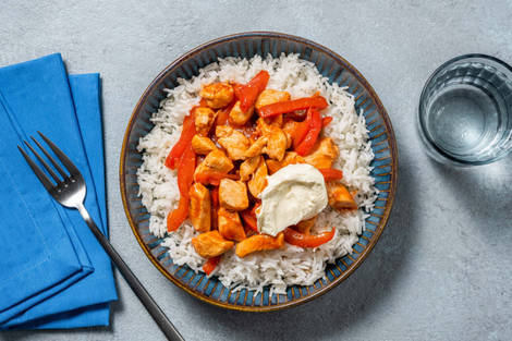 Spiced Chicken and Pepper Stew