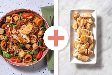 Lemongrass Chicken Breast Banh Mi Style Salad