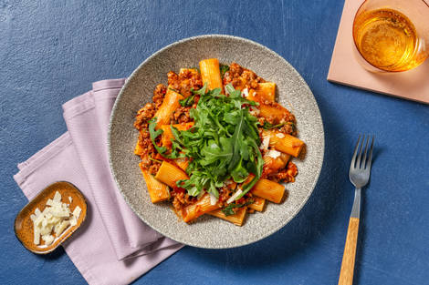 Midweek Chipotle Beef and Pork Rigatoni