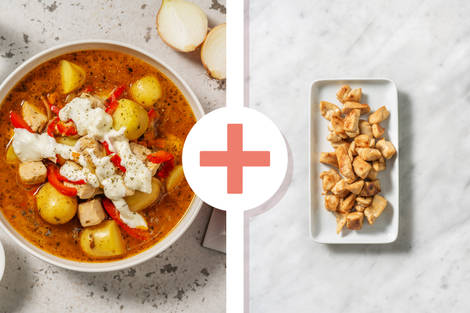 Stufato di pollo mediterraneo