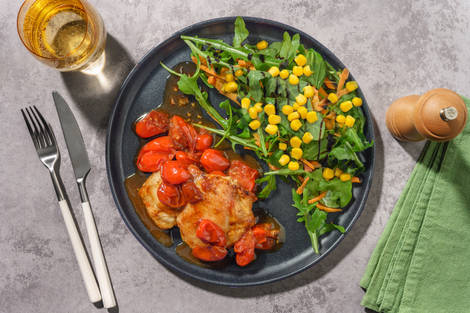 Bistecca di cosce di pollo al profumo di rosmarino