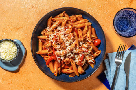 Sweet and Smoky BBQ Chicken Pasta