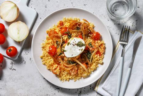 Couscous al pesto Dop e burrata fresca