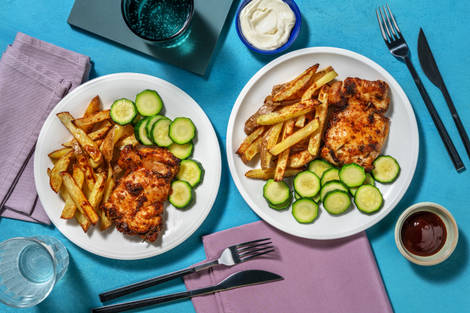 Pollo in rub di paprika, capperi e rosmarino 