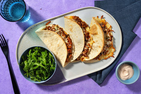 Cheeseburger Quesadillas