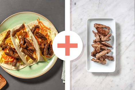 Tortillas di manzo alla soia