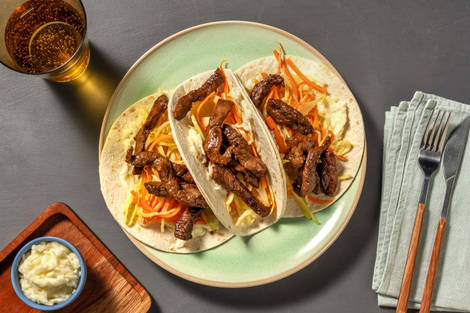 Tortillas di manzo alla soia