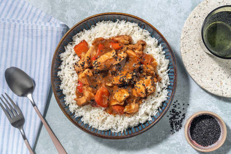 Beijing Style Chicken and Pepper Stir-Fry