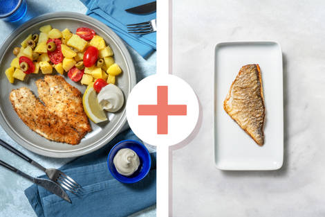 Orata panata al profumo di origano