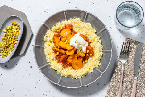 Middle Eastern Style Chicken and Apricot Stew