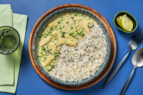 Quick Thai Green Style Veggie Curry