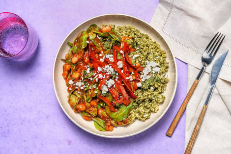 Butter Bean and Roasted Balsamic Pepper Stew