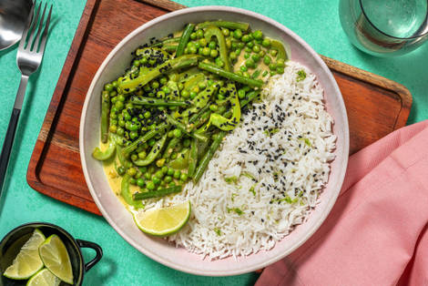 Quick Thai Green Style Veggie Curry