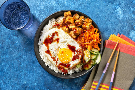 Bibimbap végétarien au tofu