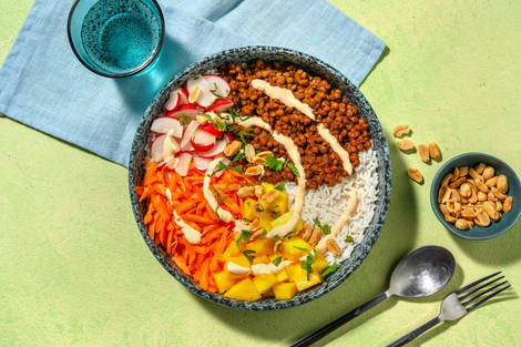 Vegetarisk linsebowl 