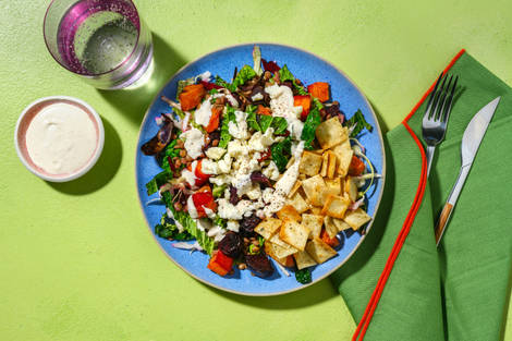 Varm libanesisk linssallad