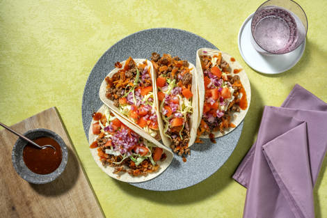 Amerikanske svine- og kalvekødstacos