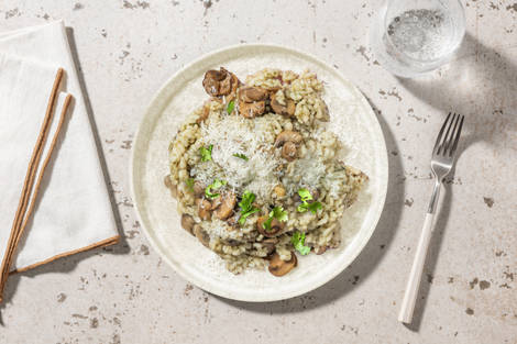 Risotto léger saveur truffe & champignons
