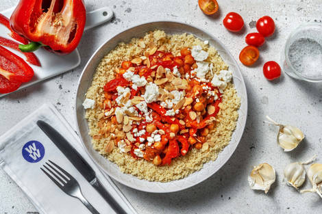 Chermoula Chickpea, Tomato and Cashew Stew