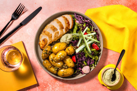 Pandestegt BBQ-kylling