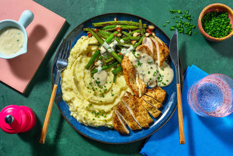 Vitlökskryddad kycklingfilé