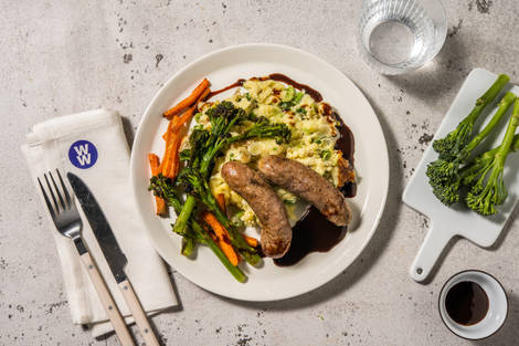 Quick Bangers and Champ Mash