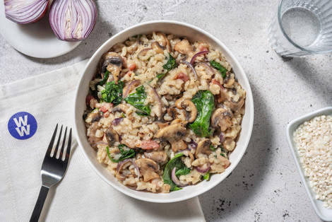 Bacon and Mushroom Risotto