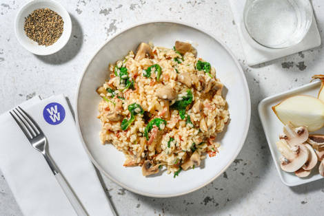 Bacon and Mushroom Risotto