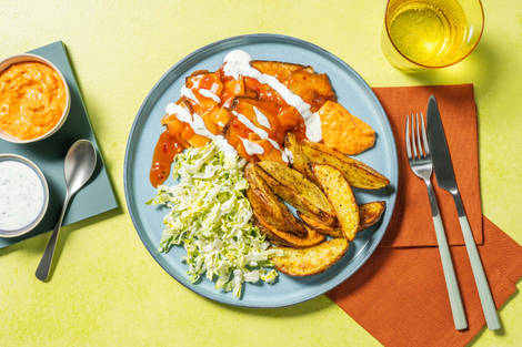 Räuchertofu-Teller „Kebab-Style“ 