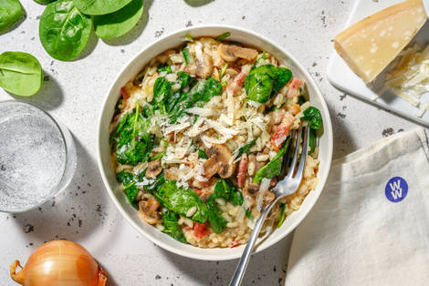 Bacon and Mushroom Risotto