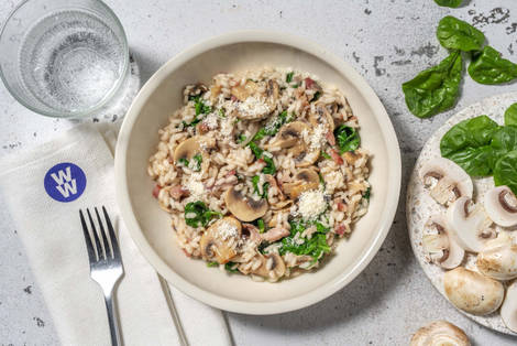 Bacon and Mushroom Risotto