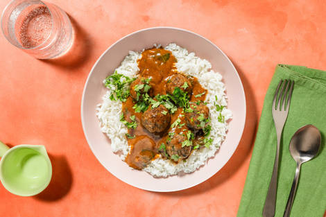 Veggie Meatball Rogan Josh