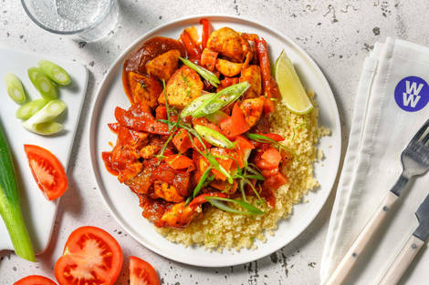 Caribbean Spiced Chicken and Pepper