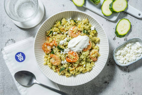 Quick Chermoula Prawns